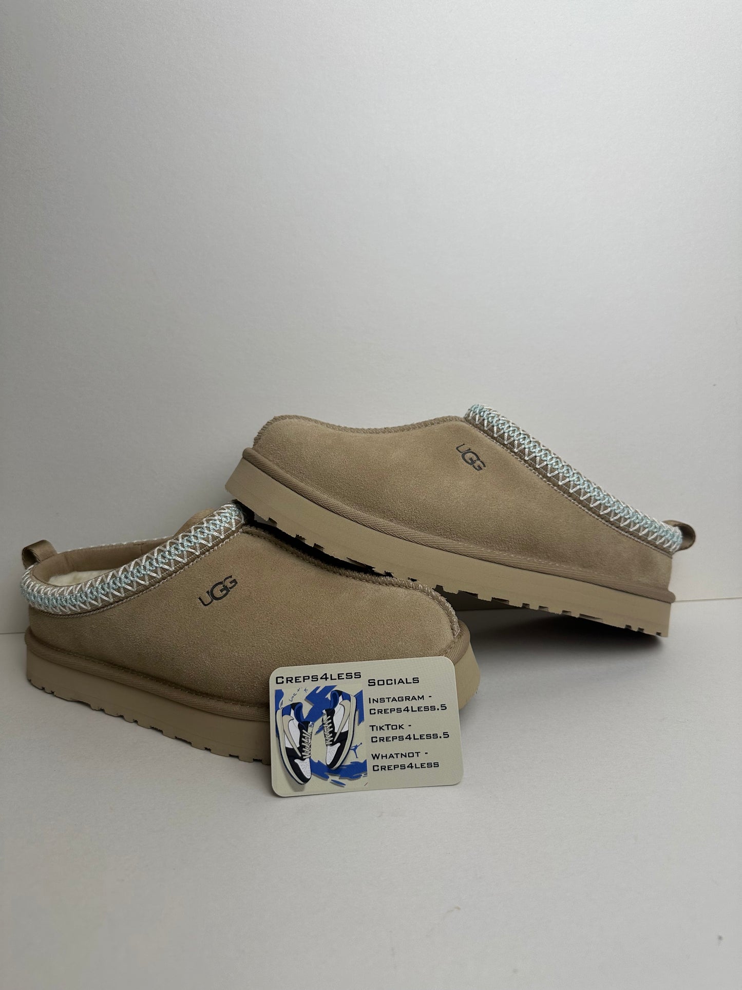 UGG Tasman “Light Blue Stitching “